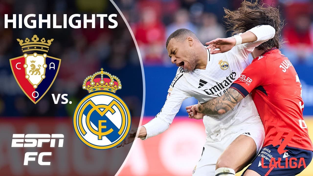 Osasuna vs. Real Madrid thumbnail