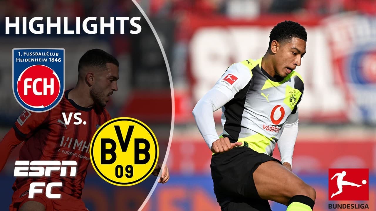 FC Heidenheim vs. Borussia Dortmund thumbnail