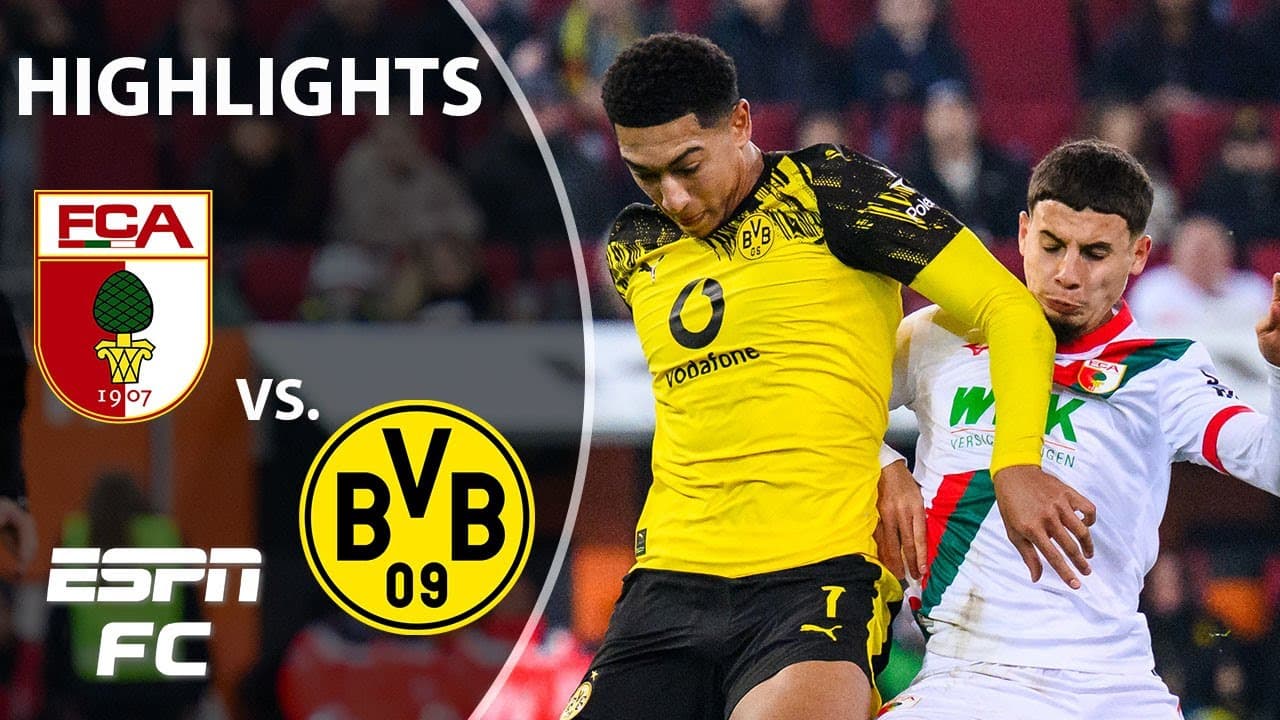 Augsburg vs. Borussia Dortmund thumbnail