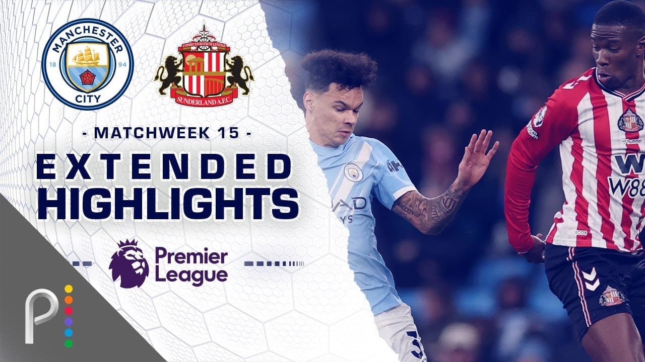 Manchester City vs. Sunderland thumbnail