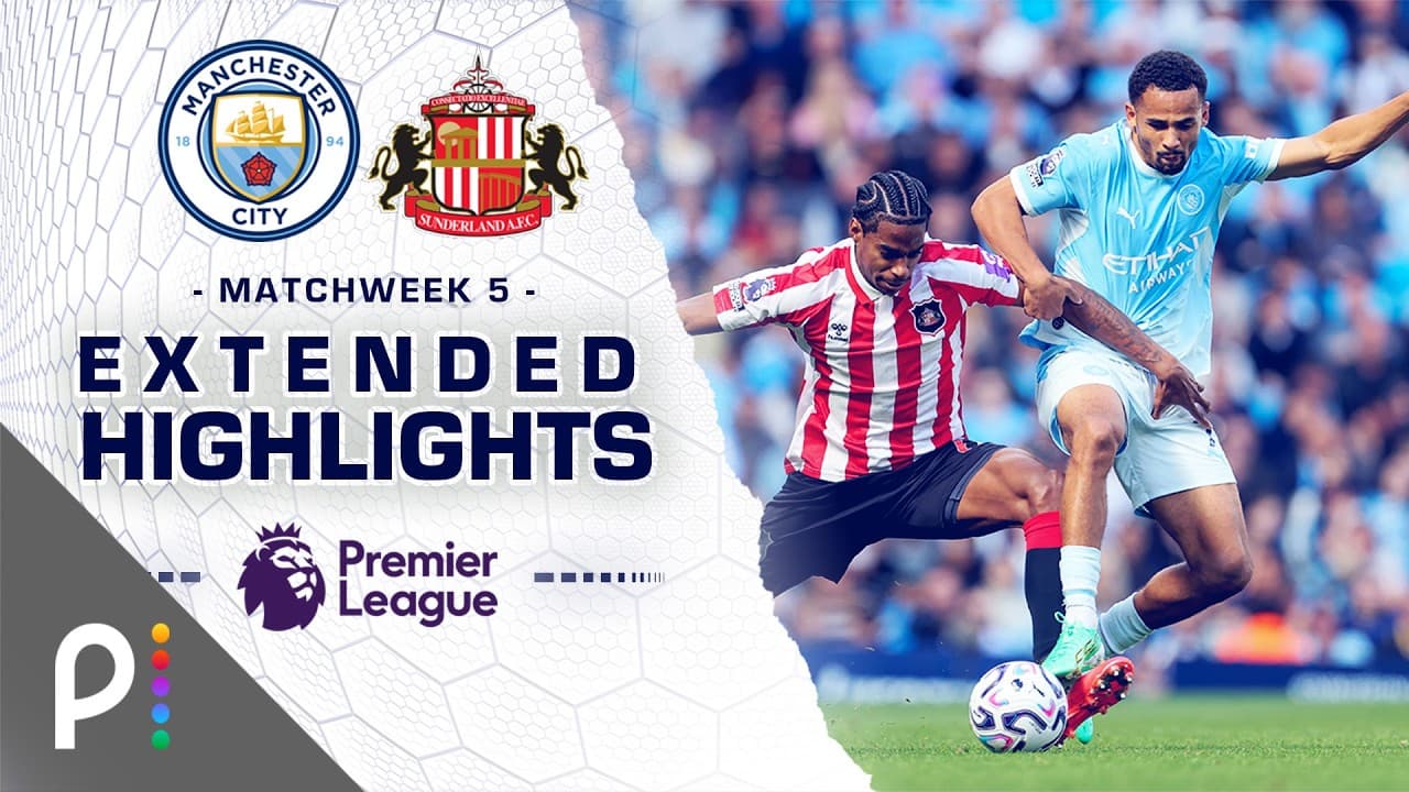 Manchester City vs. Sunderland thumbnail