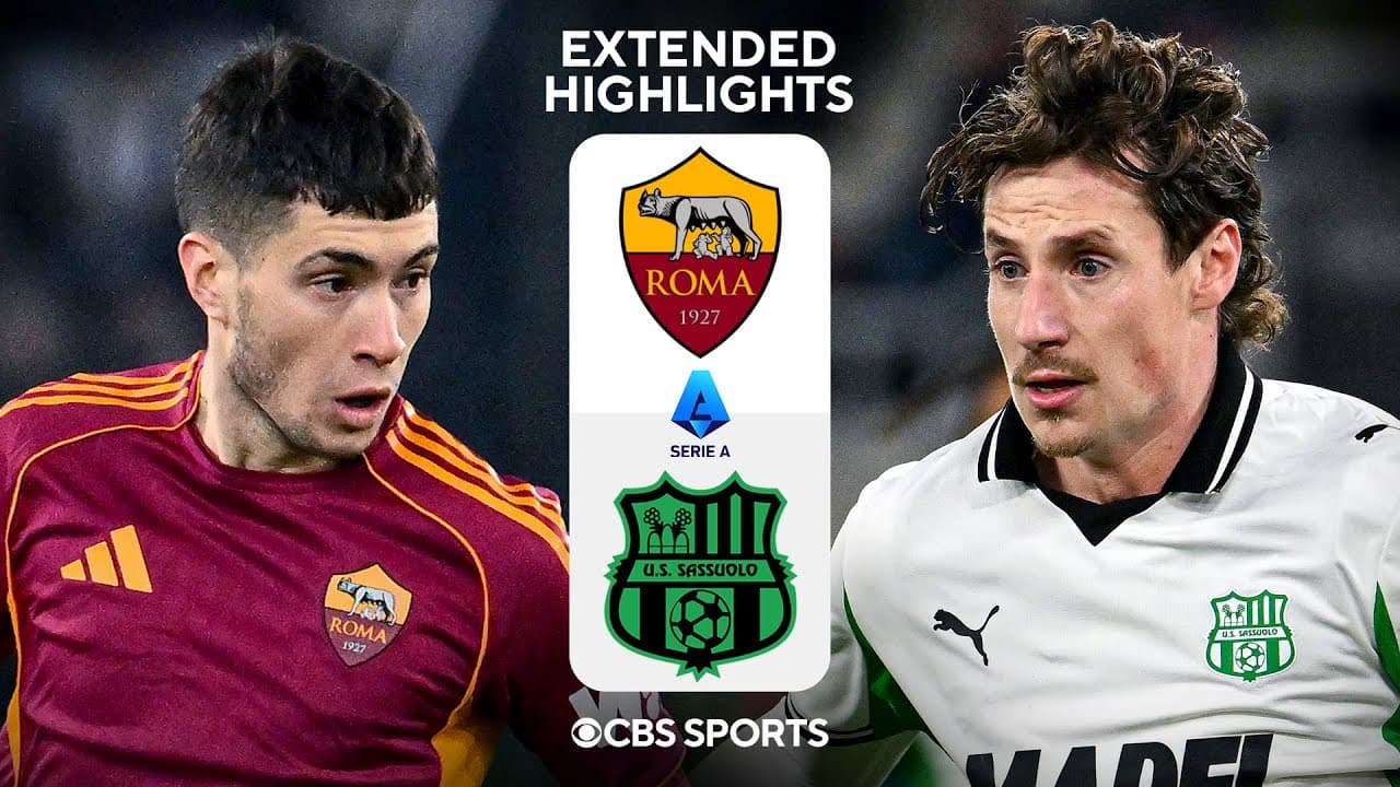 Roma vs. Sassuolo thumbnail