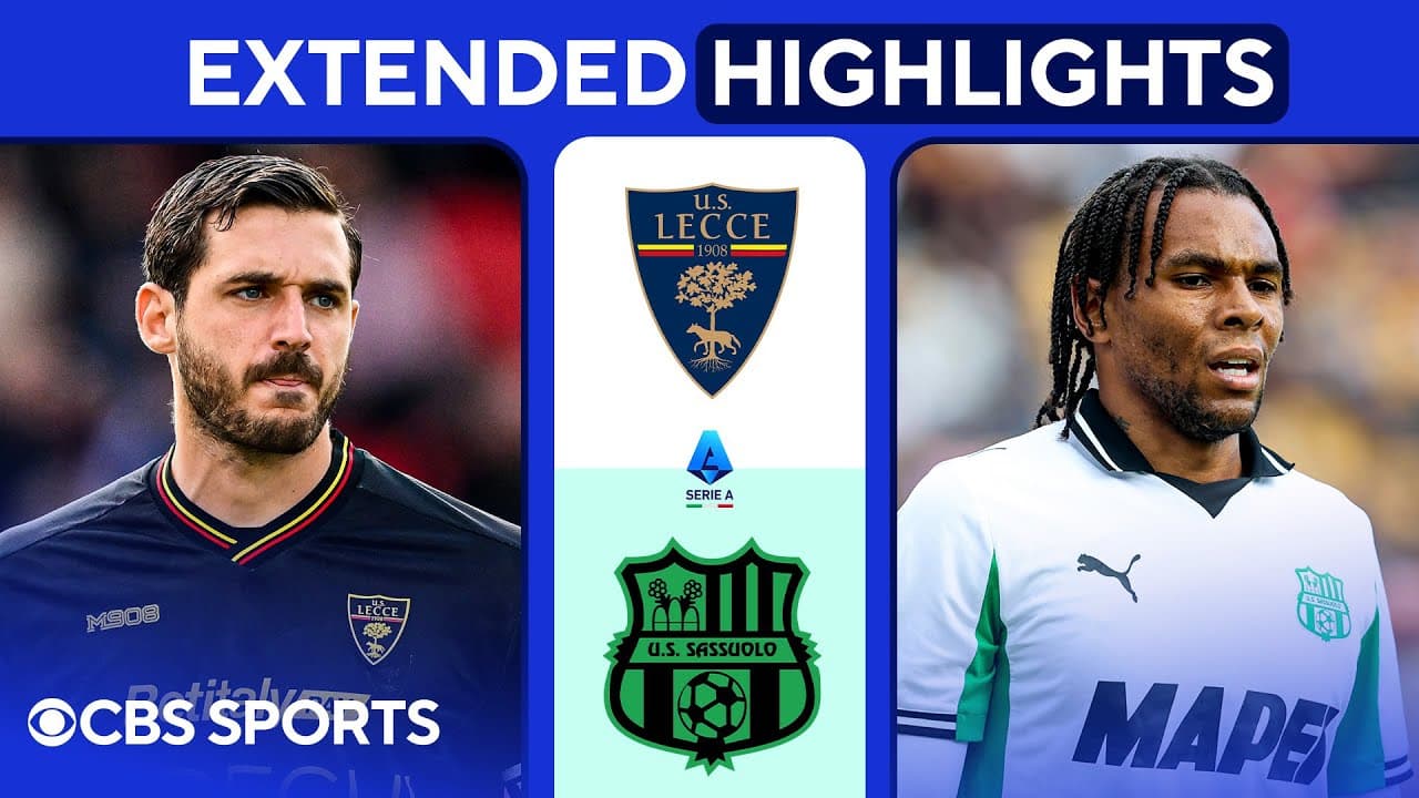 Lecce vs. Sassuolo thumbnail