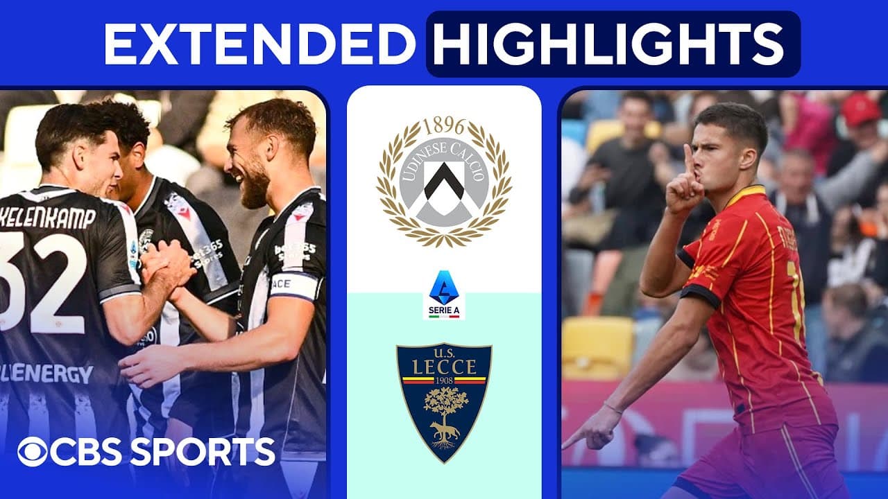 Udinese vs. Lecce thumbnail