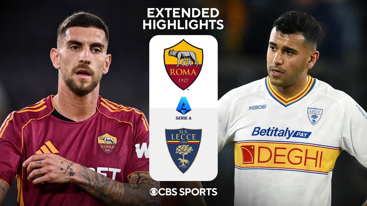Roma vs. Lecce thumbnail