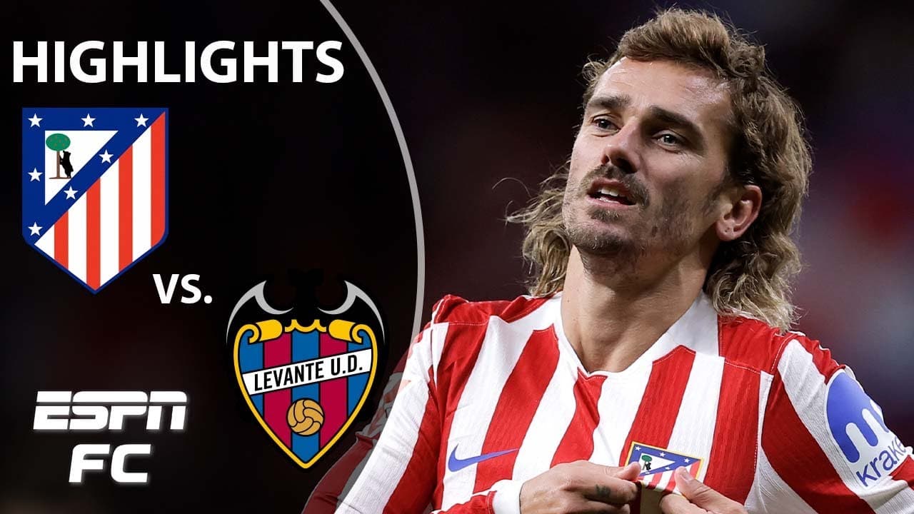 Atletico Madrid vs. Levante thumbnail
