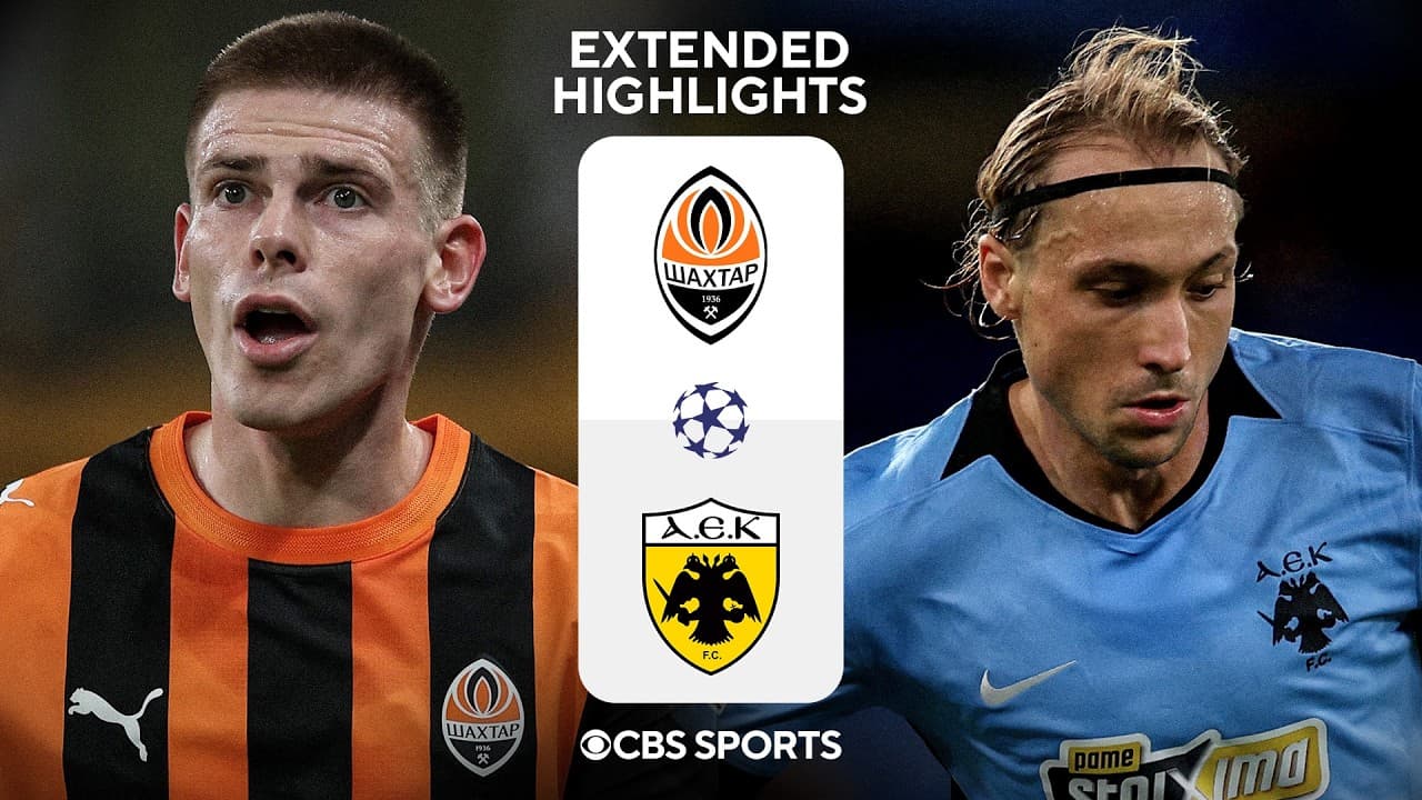Shakhtar Donetsk vs. AEK Athens FC thumbnail