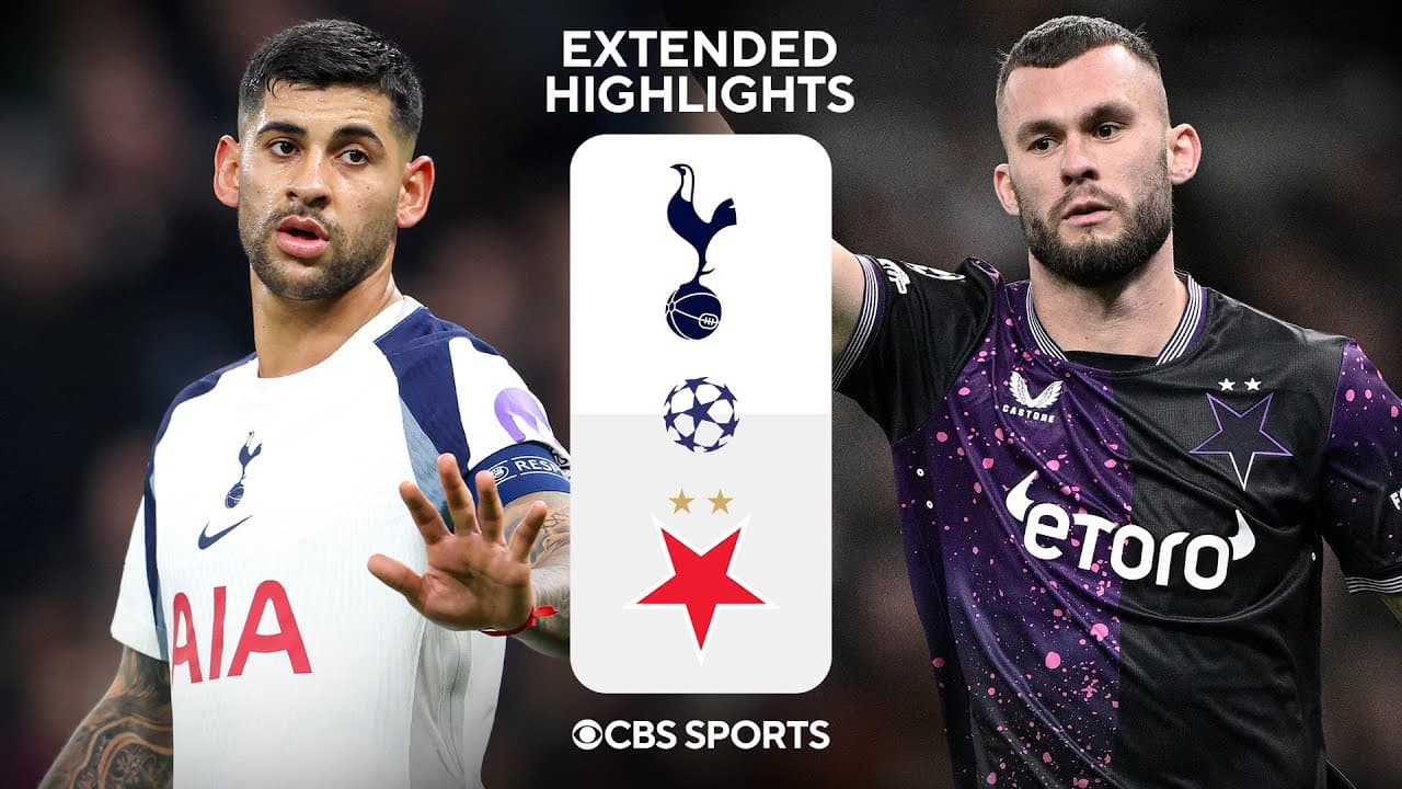 Tottenham vs. Slavia Prague thumbnail