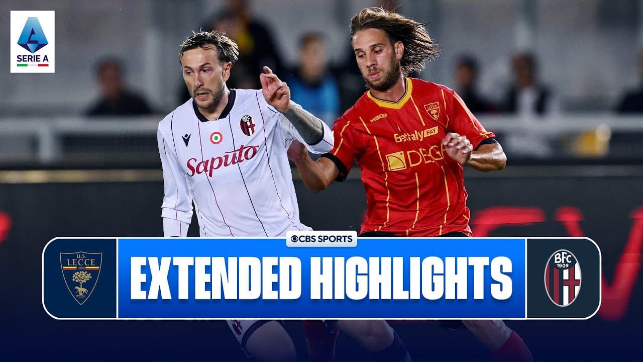 Lecce vs. Bologna thumbnail