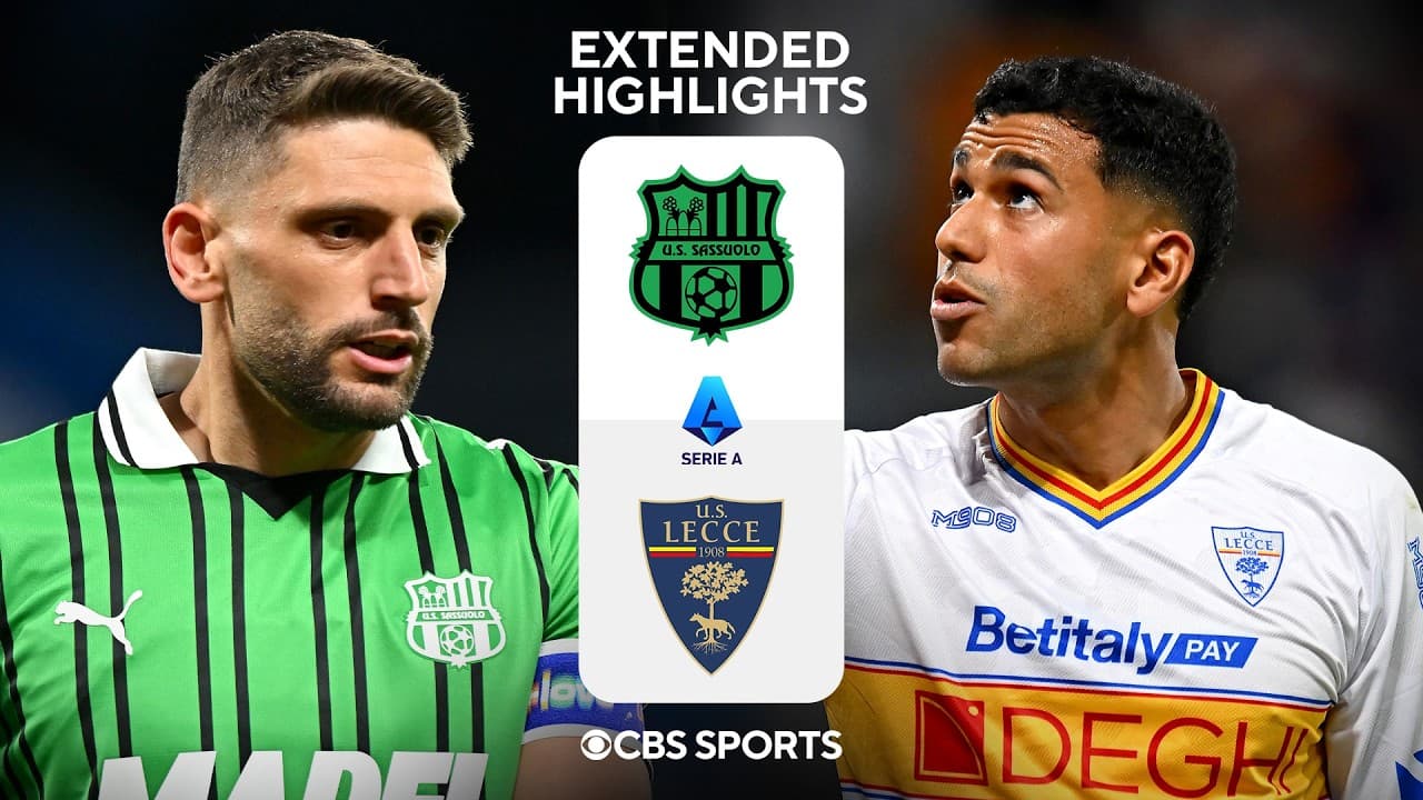 Sassuolo vs. Lecce thumbnail