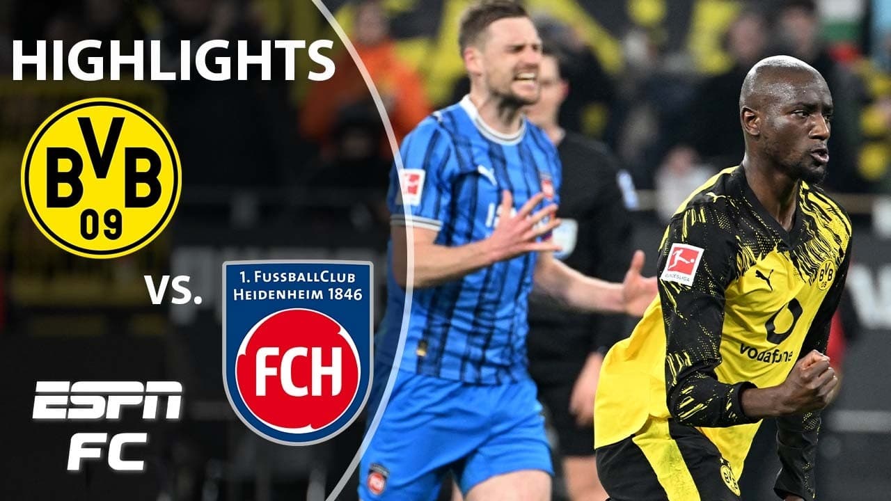 Borussia Dortmund vs. Heidenheim thumbnail
