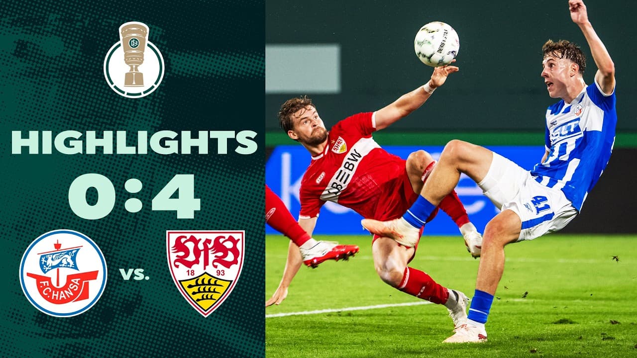 Hansa Rostock vs. VfB Stuttgart thumbnail