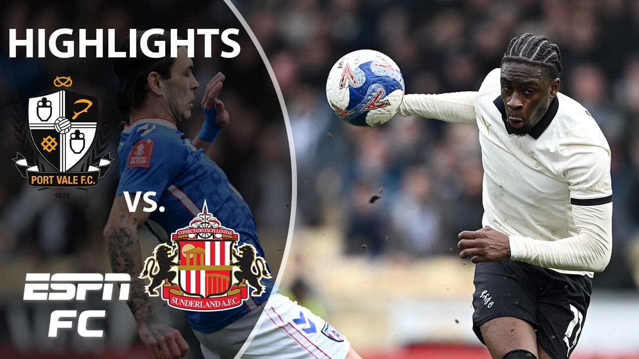 Port Vale vs. Sunderland thumbnail