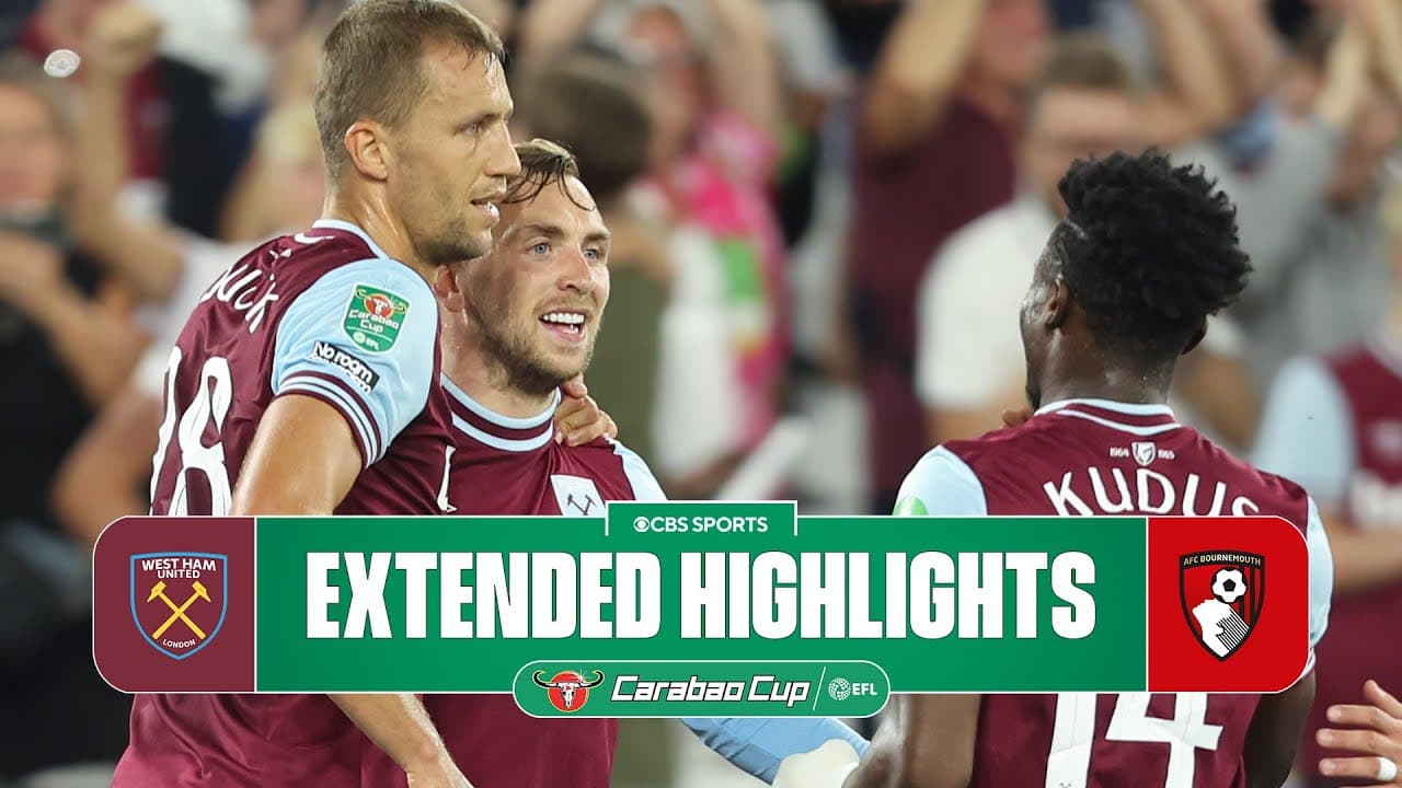 West Ham vs. Bournemouth thumbnail
