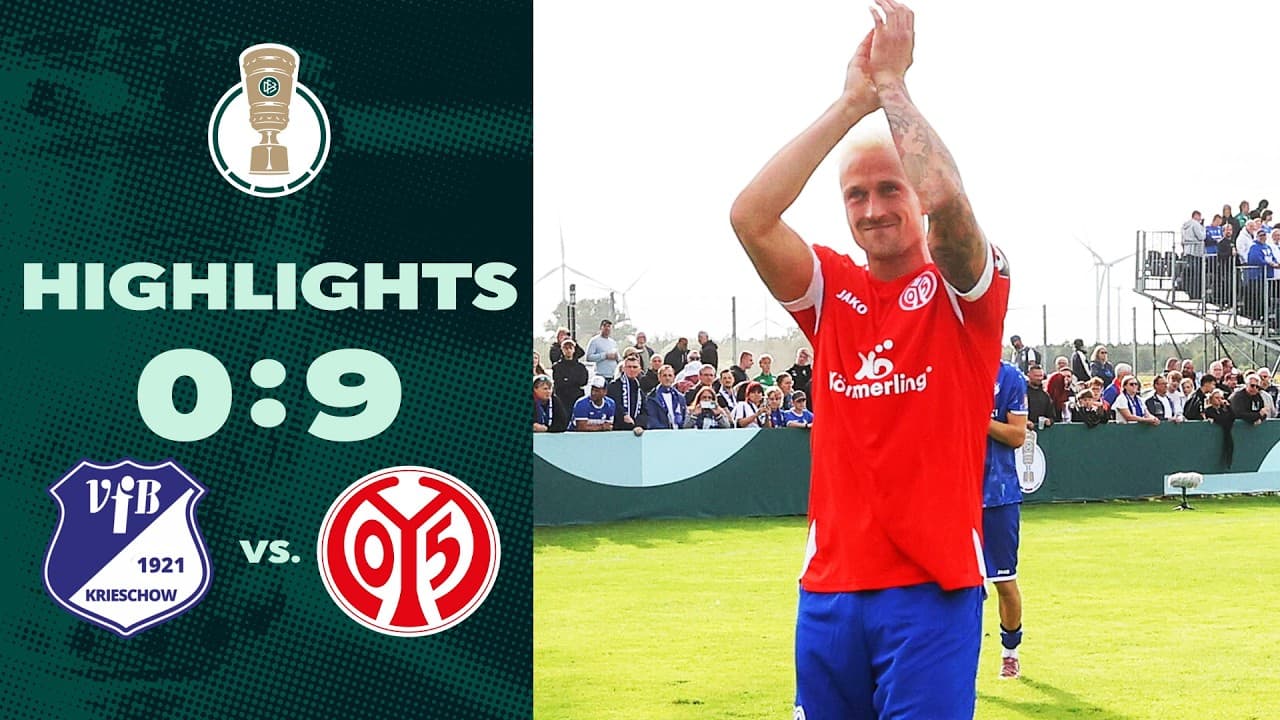 VfB Krieschow vs. FSV Mainz 05 thumbnail