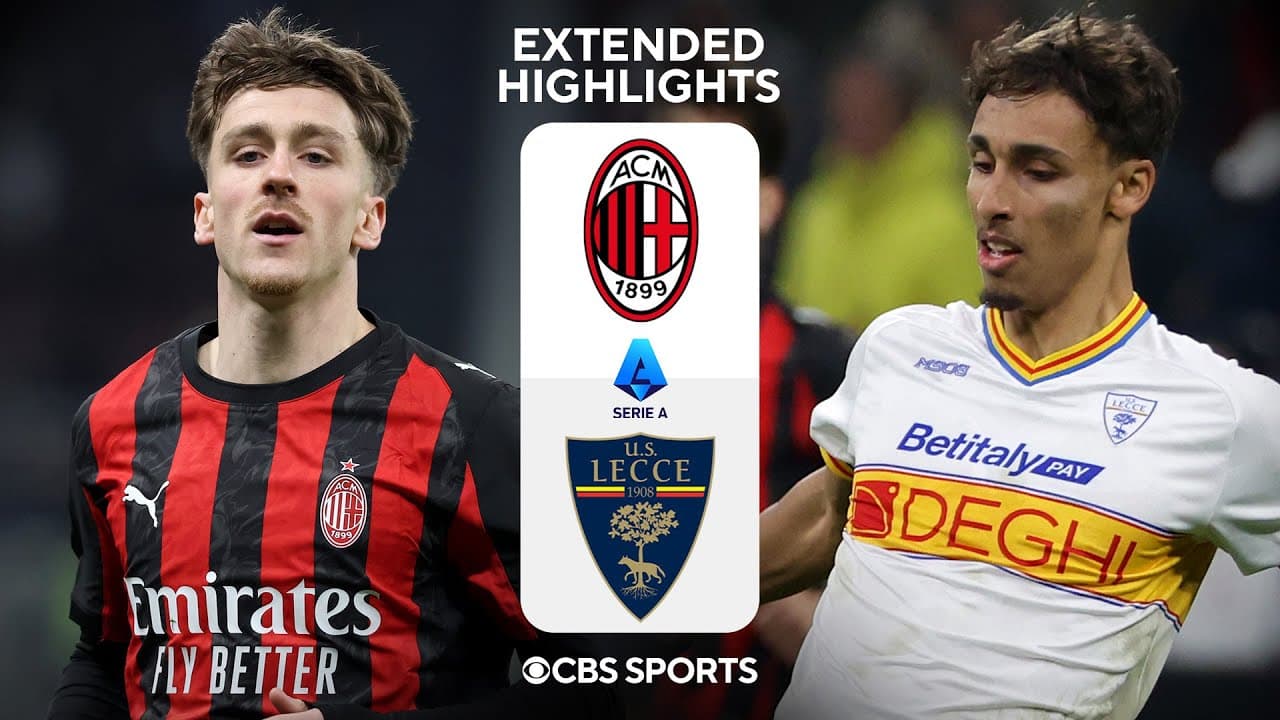 AC Milan vs. Lecce thumbnail