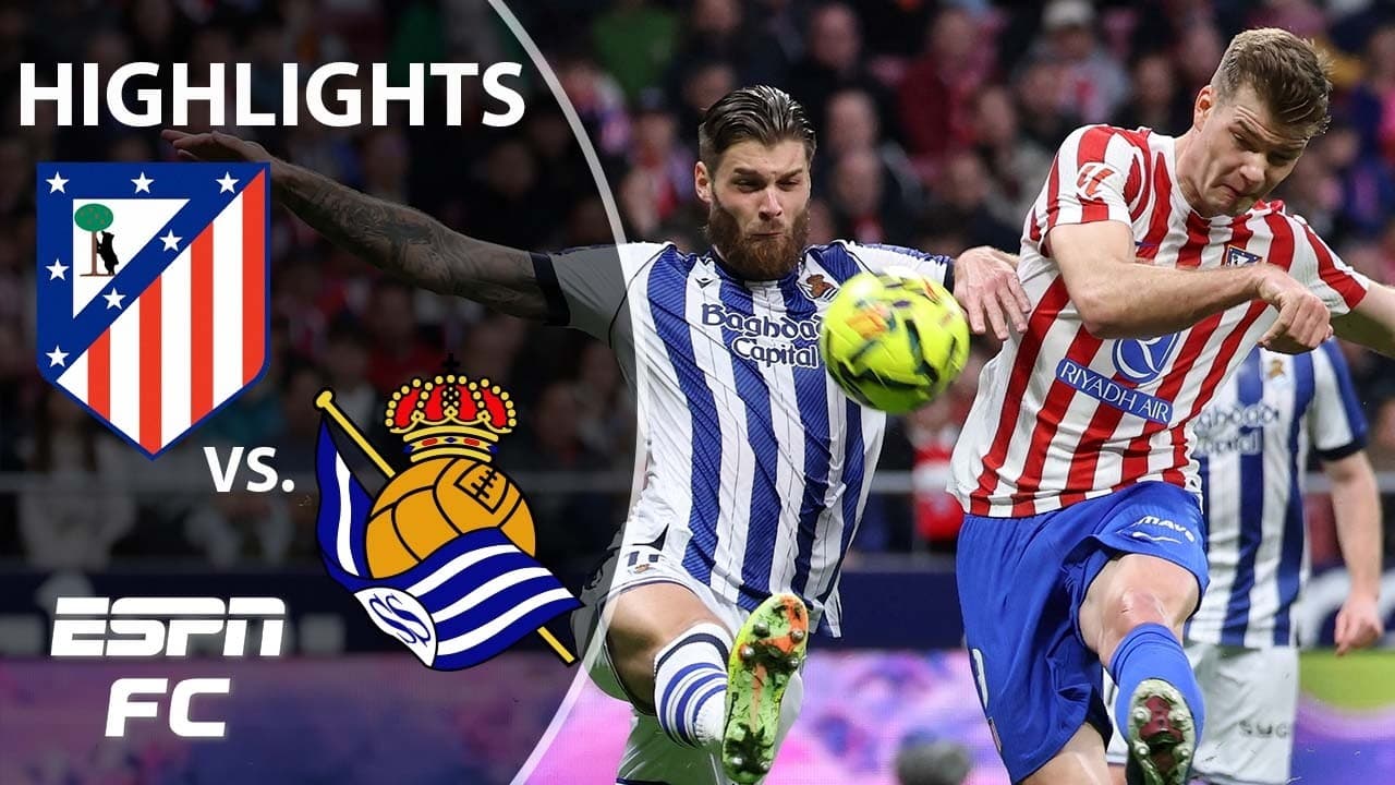 Atletico Madrid vs. Real Sociedad thumbnail