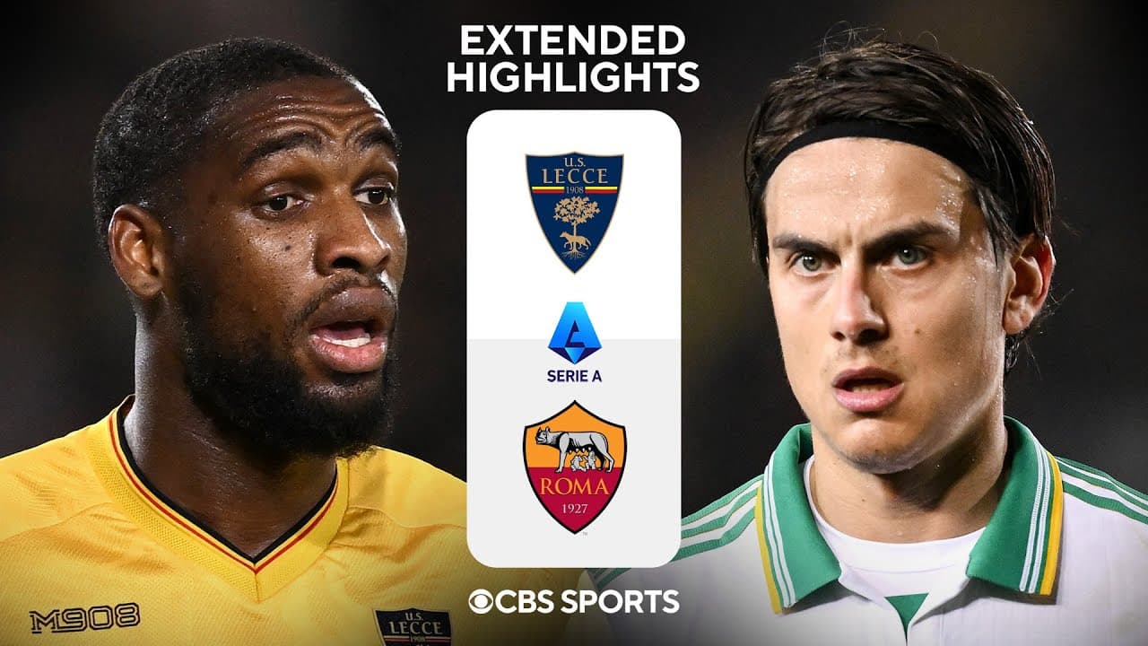 Lecce vs. Roma thumbnail