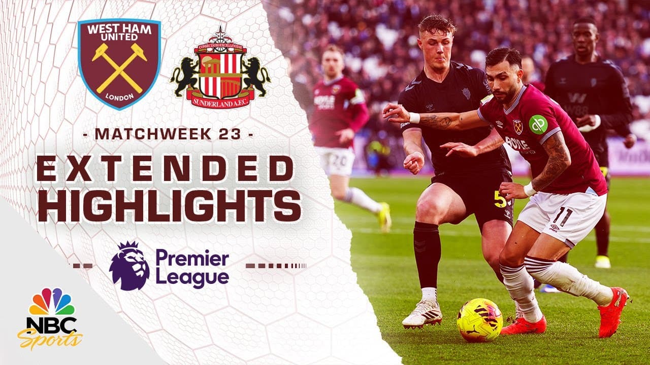 West Ham United vs. Sunderland thumbnail