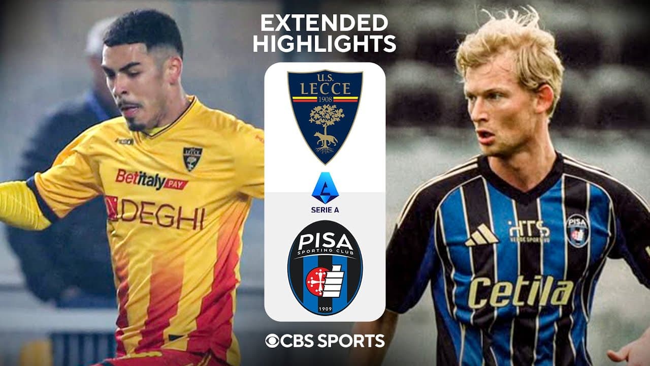 Lecce vs. Pisa thumbnail
