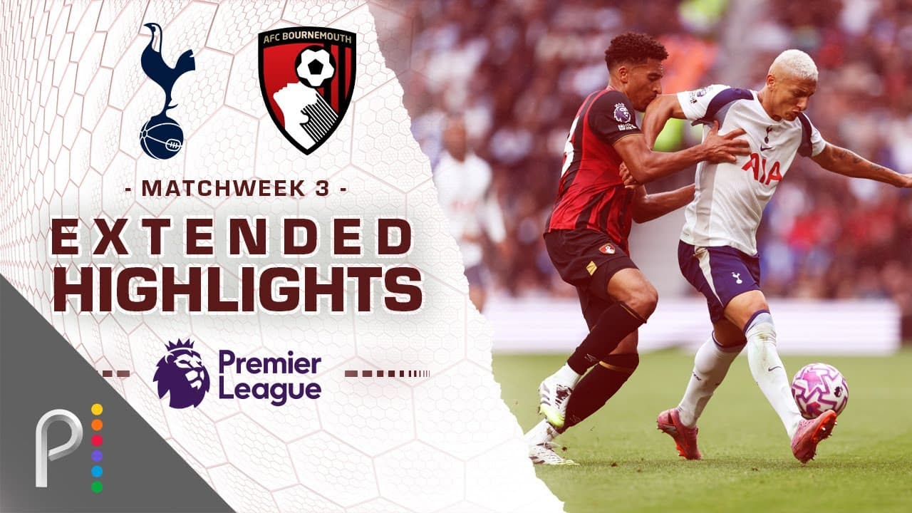 Tottenham Hotspur vs. Bournemouth thumbnail