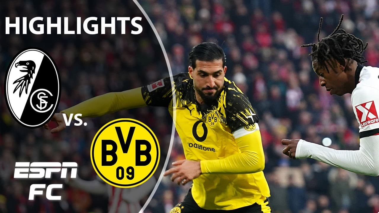 Freiburg vs. Borussia Dortmund thumbnail