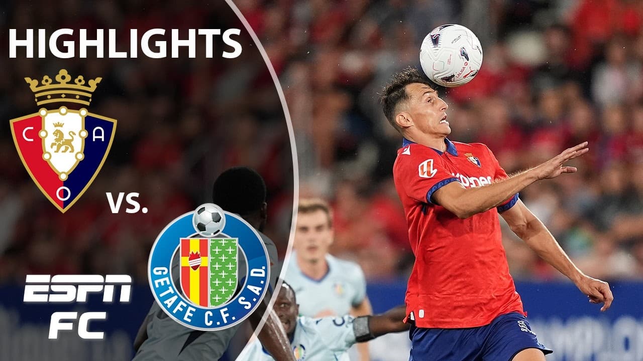Osasuna vs. Getafe thumbnail