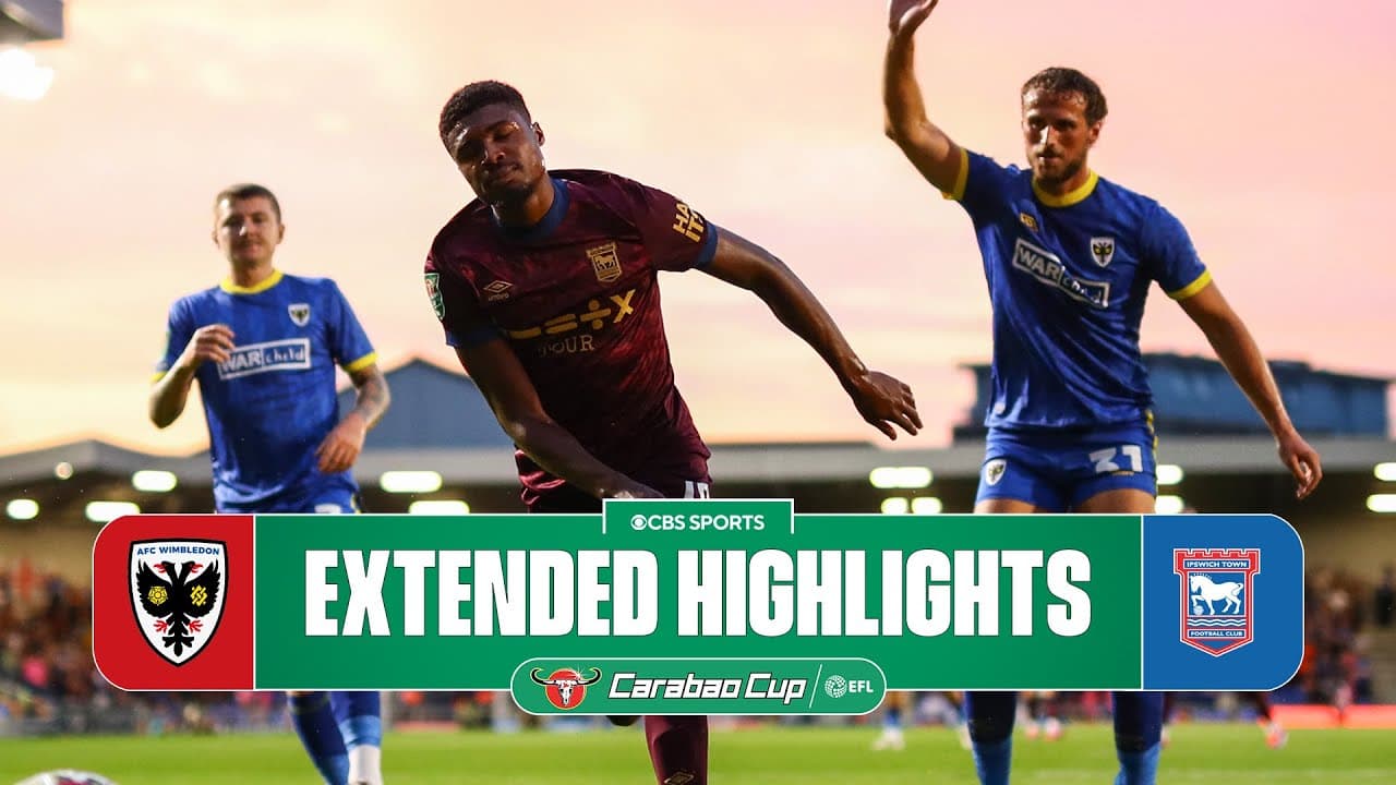 AFC Wimbledon vs. Ipswich Town thumbnail