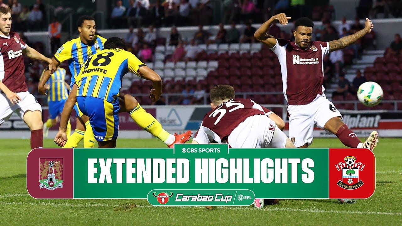 Northampton Town vs. Southampton thumbnail