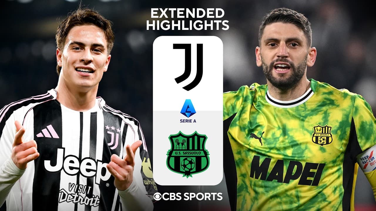 Juventus vs. Sassuolo thumbnail