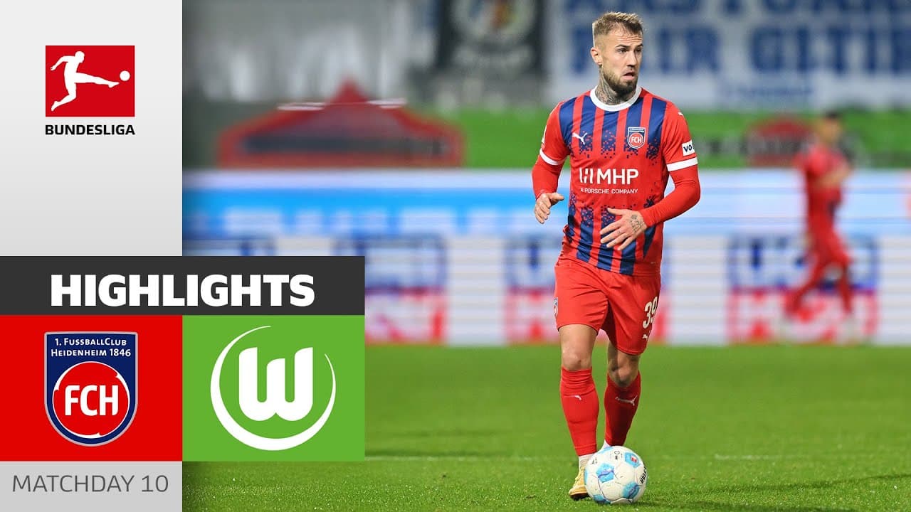 Heidenheim vs. VfL Wolfsburg thumbnail
