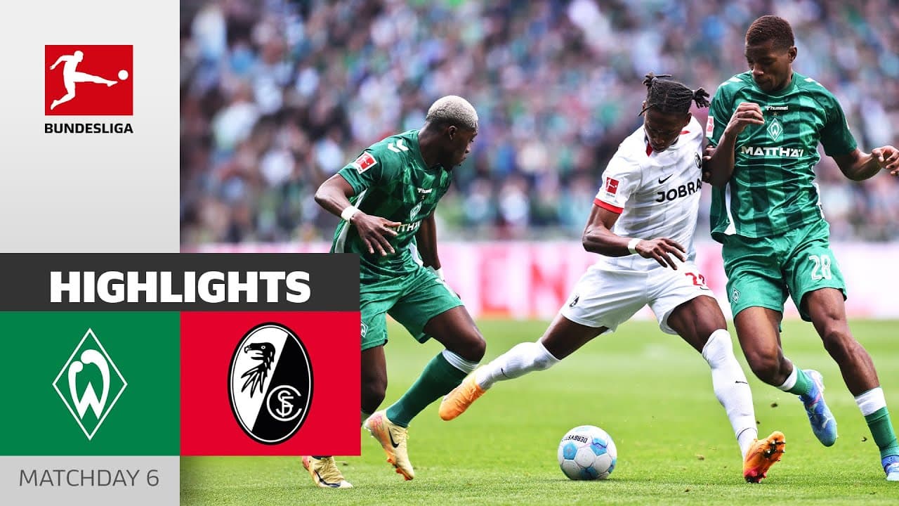 Freiburg vs. Werder Bremen thumbnail