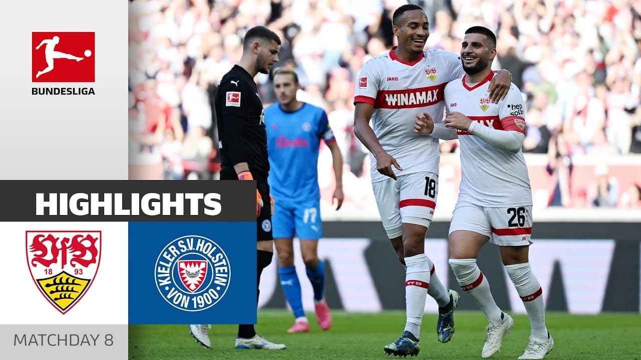 VfB Stuttgart vs. Holstein Kiel thumbnail