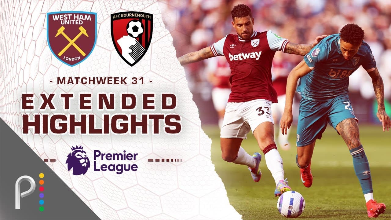 West Ham United vs. Bournemouth thumbnail