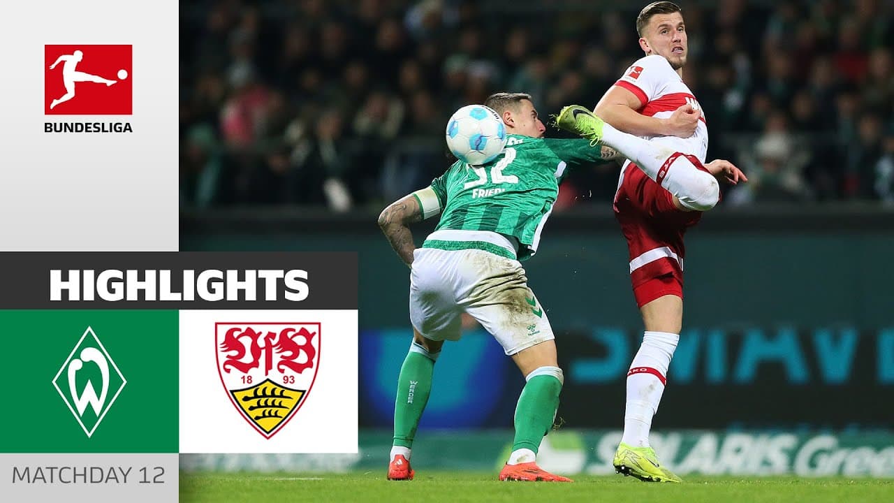 Werder Bremen vs. VfB Stuttgart thumbnail