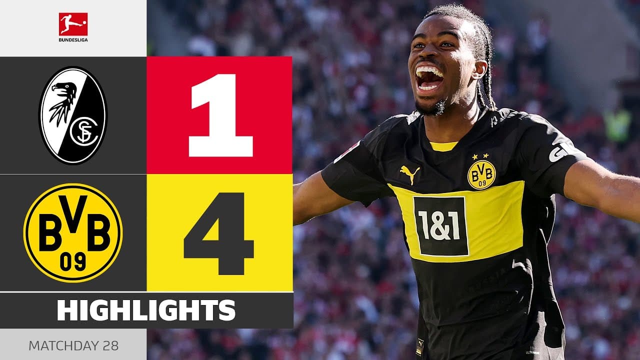Freiburg vs. Borussia Dortmund thumbnail