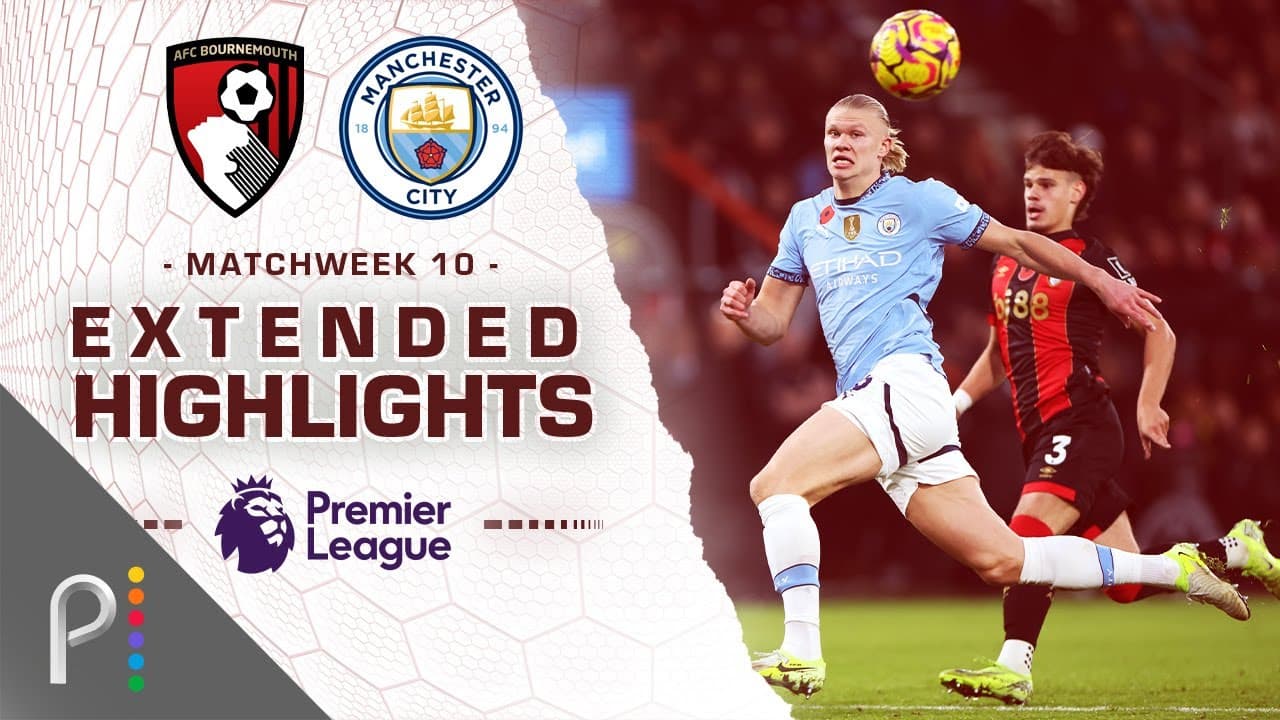 Bournemouth vs. Manchester City thumbnail