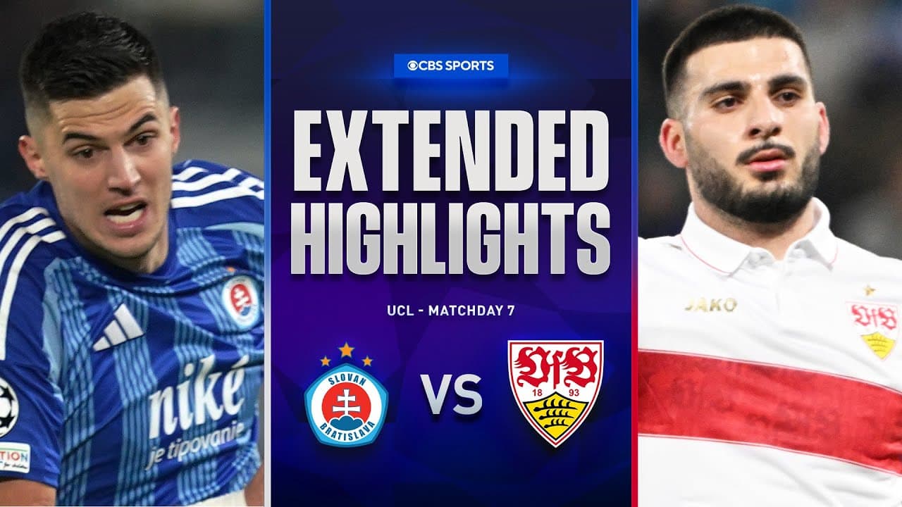 Slovan Bratislava vs. Stuttgart thumbnail