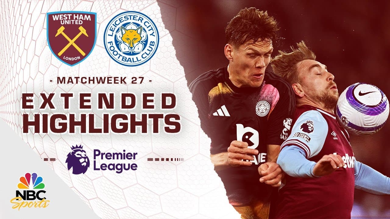 West Ham United vs. Leicester City thumbnail