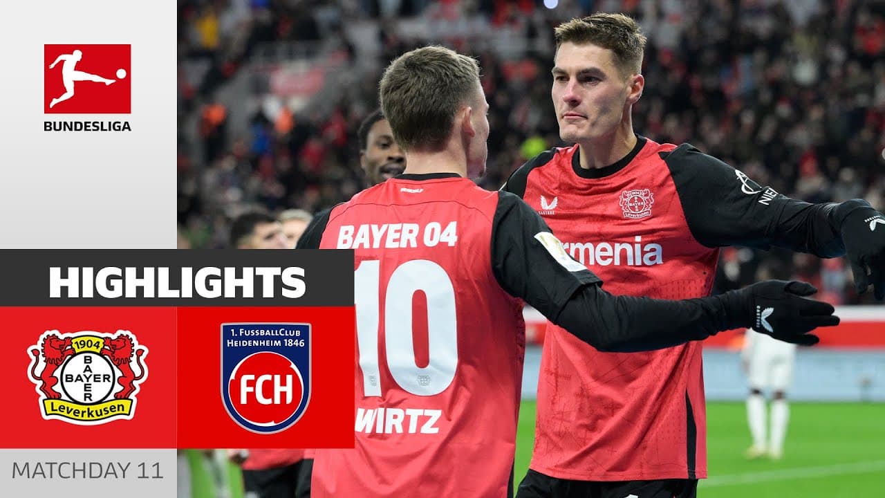 Bayer 04 Leverkusen vs. Heidenheim thumbnail