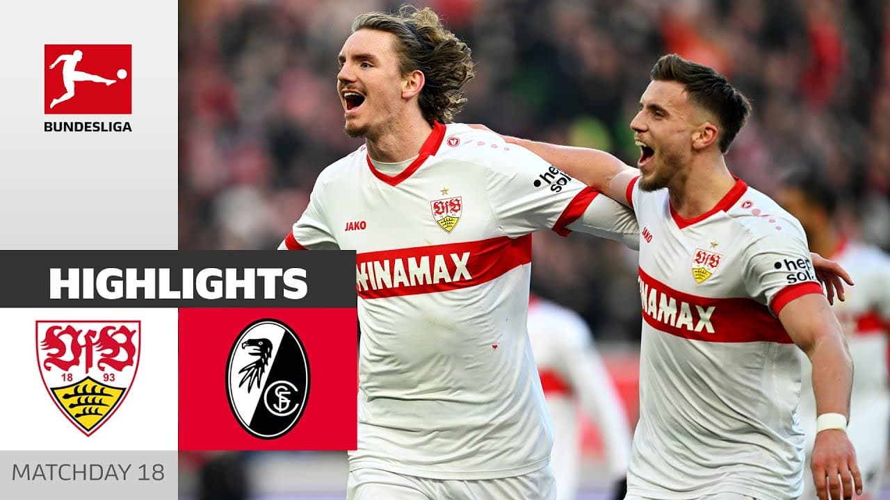 VfB Stuttgart vs. Freiburg thumbnail