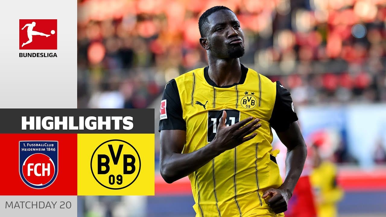 Heidenheim vs. Borussia Dortmund thumbnail