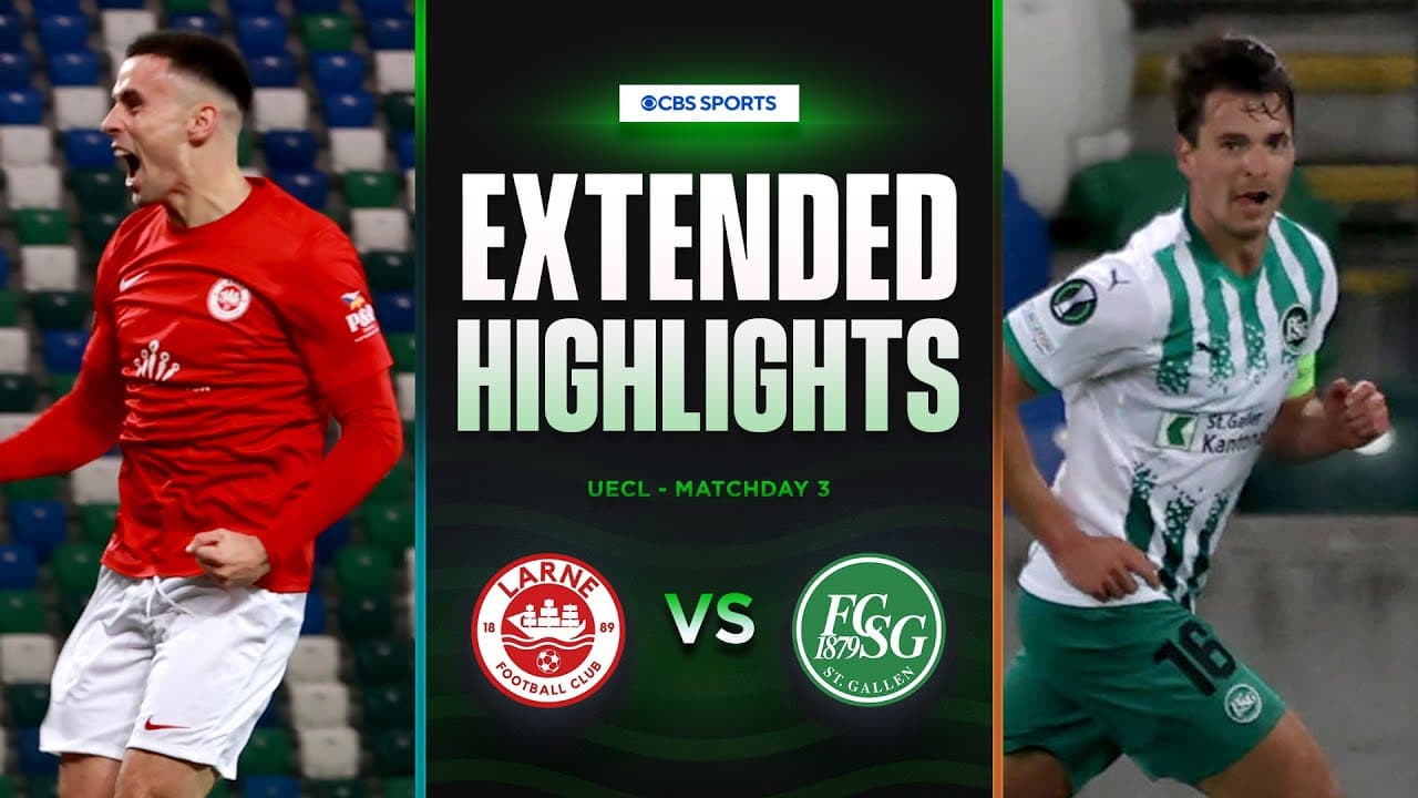 Larne vs. St Gallen thumbnail