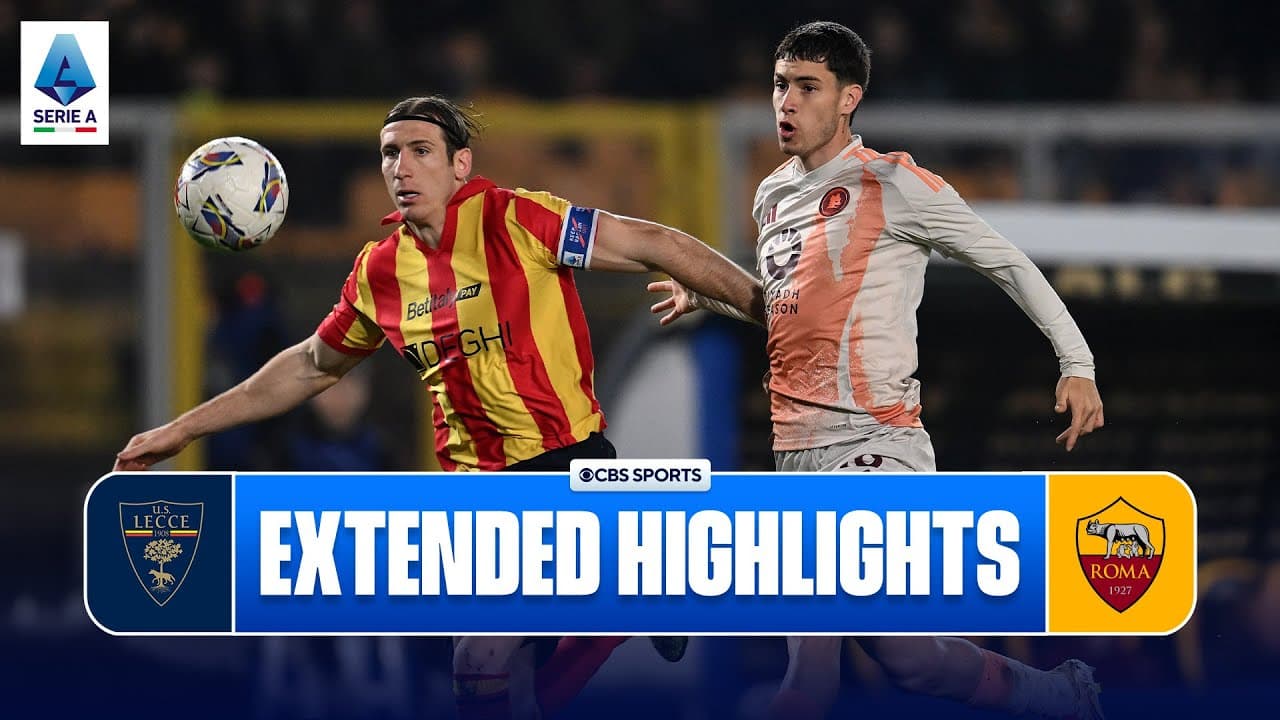 Lecce vs. Roma thumbnail