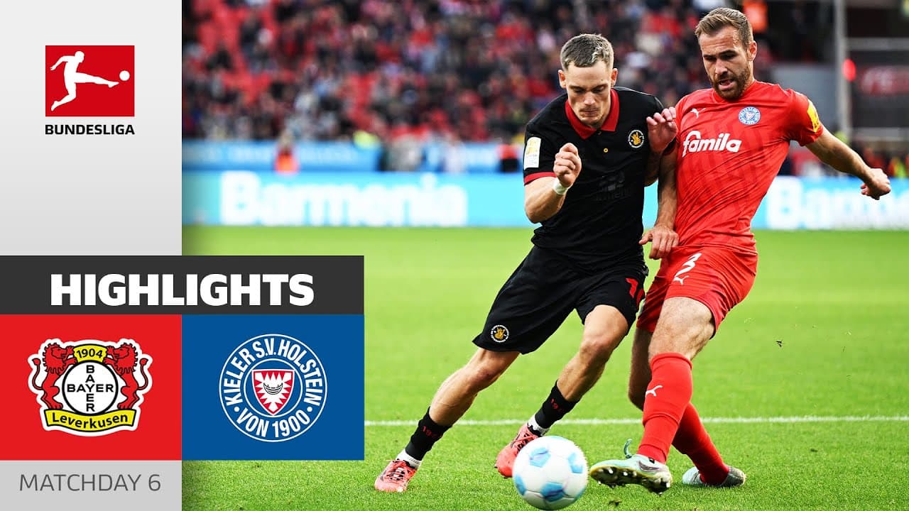 Bayer 04 Leverkusen vs. Holstein Kiel thumbnail