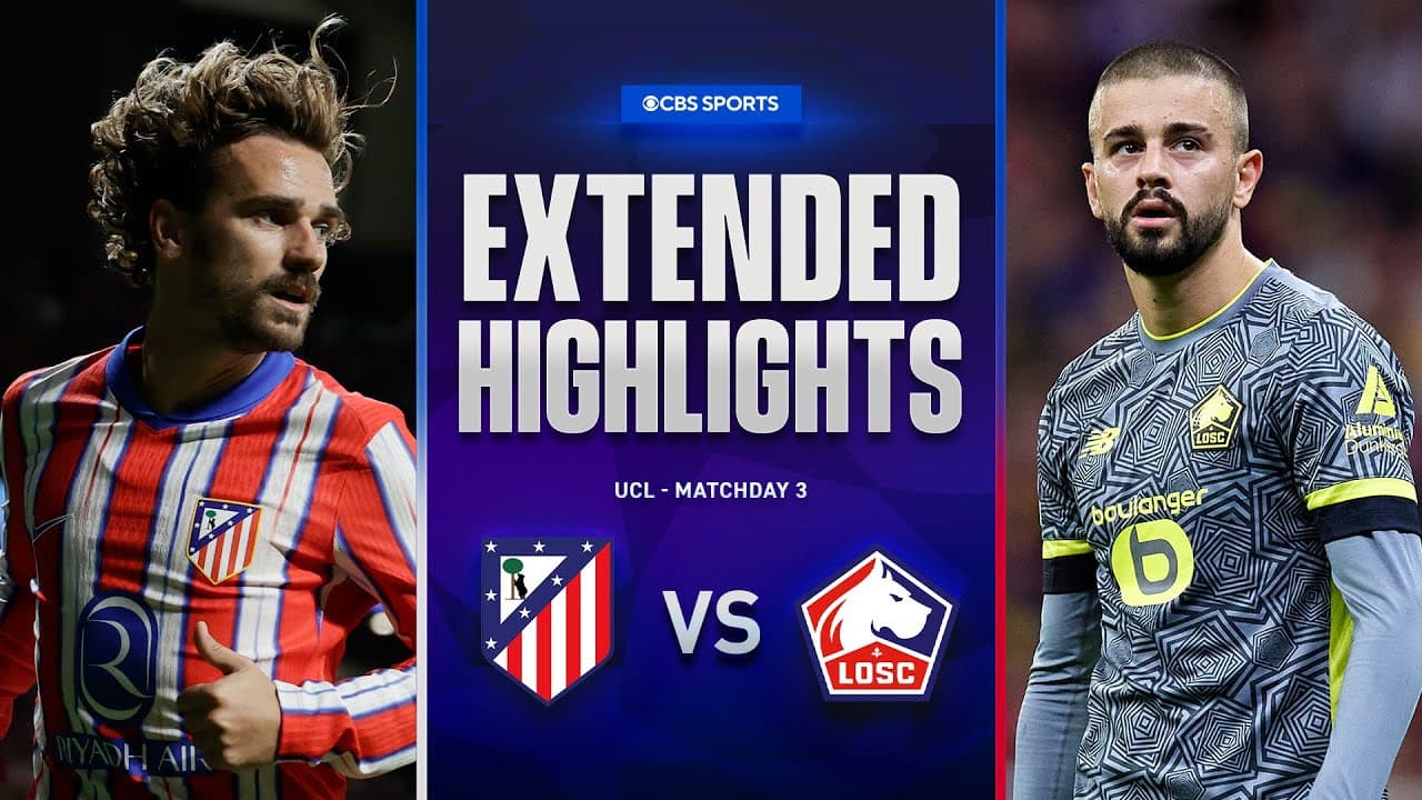 Atletico Madrid vs. Lille thumbnail