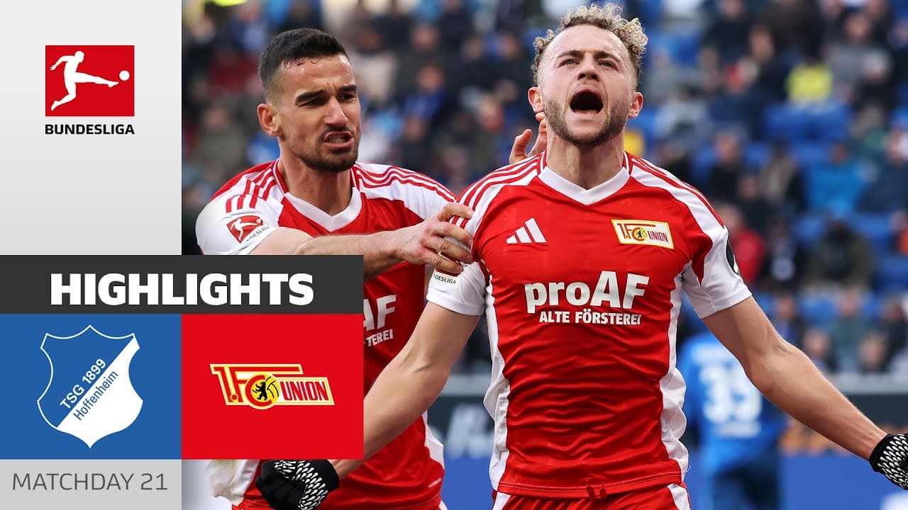 Hoffenheim vs. Union Berlin thumbnail