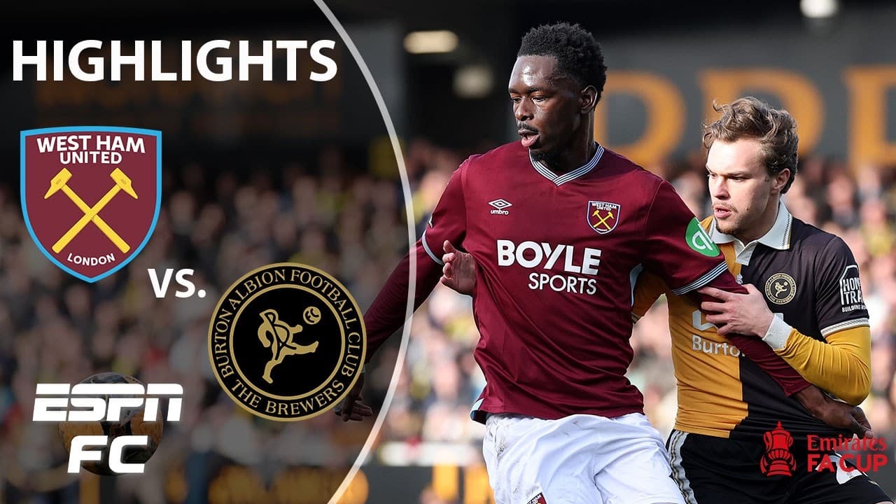 West Ham vs. Burton Albion thumbnail