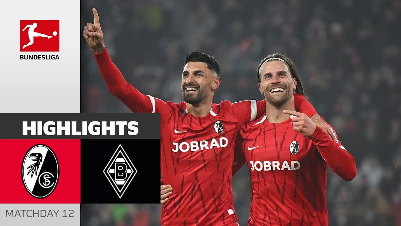 Freiburg vs. Borussia M'gladbach thumbnail