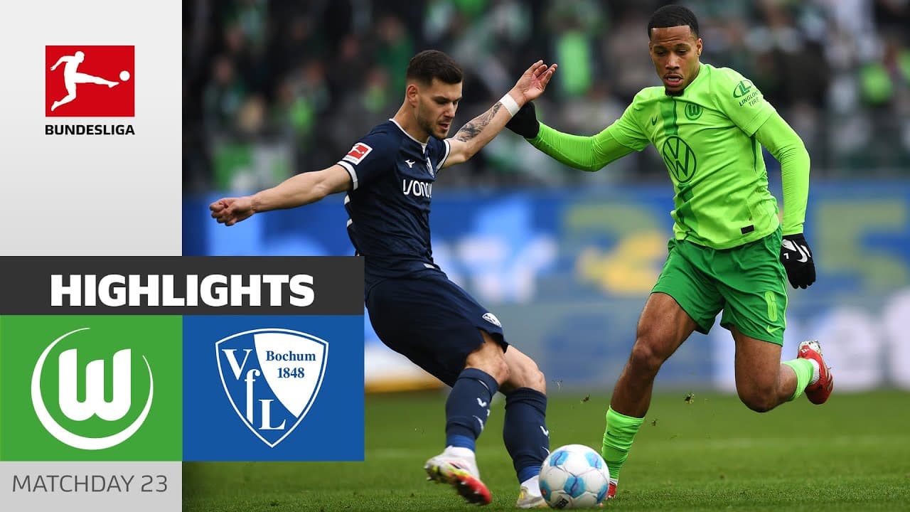 VfL Wolfsburg vs. VfL Bochum thumbnail